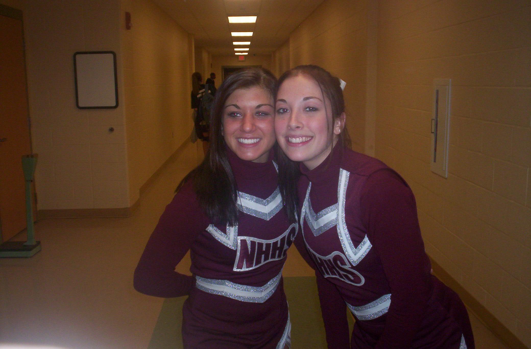 North Haven (CT) High School Cheerleaders NHaven_NicoleJamie